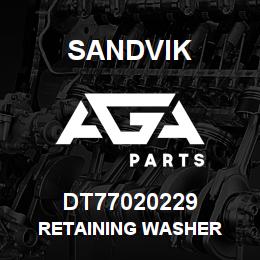 DT77020229 Sandvik RETAINING WASHER | AGA Parts