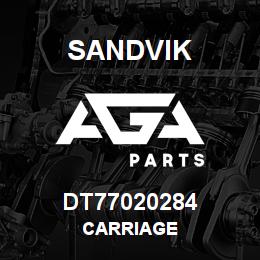 DT77020284 Sandvik CARRIAGE | AGA Parts