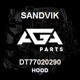 DT77020290 Sandvik HOOD | AGA Parts