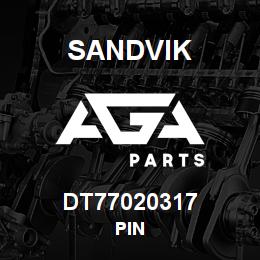 DT77020317 Sandvik PIN | AGA Parts