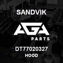 DT77020327 Sandvik HOOD | AGA Parts