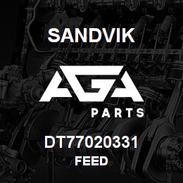 DT77020331 Sandvik FEED | AGA Parts