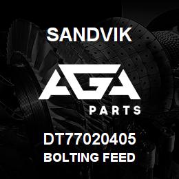 DT77020405 Sandvik BOLTING FEED | AGA Parts