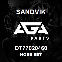 DT77020460 Sandvik HOSE SET | AGA Parts