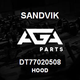 DT77020508 Sandvik HOOD | AGA Parts