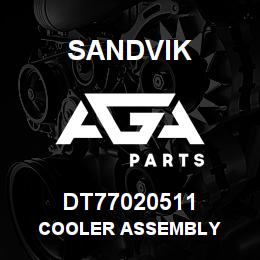 DT77020511 Sandvik COOLER ASSEMBLY | AGA Parts