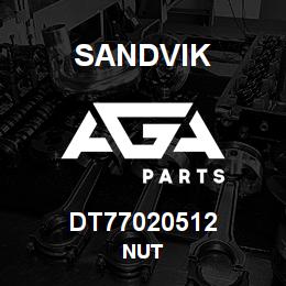 DT77020512 Sandvik NUT | AGA Parts