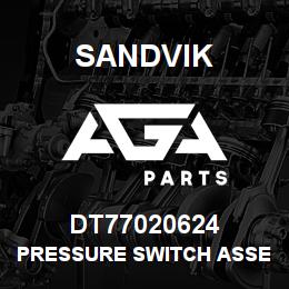 DT77020624 Sandvik PRESSURE SWITCH ASSEMBLY | AGA Parts