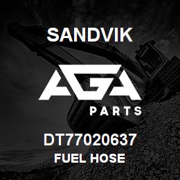 DT77020637 Sandvik FUEL HOSE | AGA Parts
