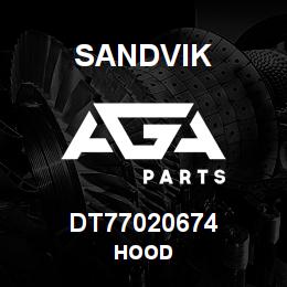 DT77020674 Sandvik HOOD | AGA Parts