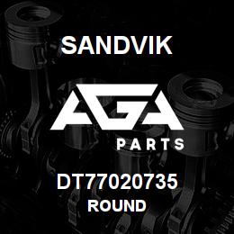 DT77020735 Sandvik ROUND | AGA Parts