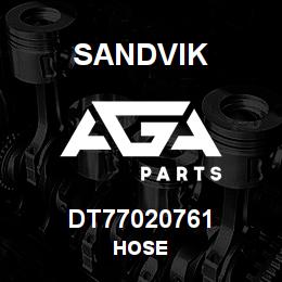 DT77020761 Sandvik HOSE | AGA Parts