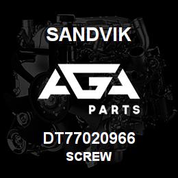DT77020966 Sandvik SCREW | AGA Parts