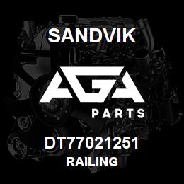 DT77021251 Sandvik RAILING | AGA Parts