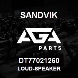 DT77021260 Sandvik LOUD-SPEAKER | AGA Parts