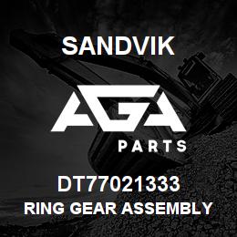 DT77021333 Sandvik RING GEAR ASSEMBLY | AGA Parts