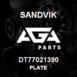 DT77021390 Sandvik PLATE | AGA Parts