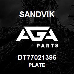 DT77021396 Sandvik PLATE | AGA Parts