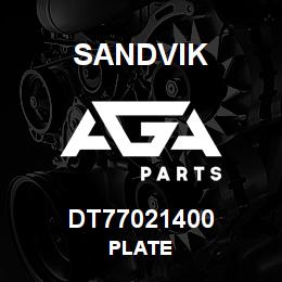 DT77021400 Sandvik PLATE | AGA Parts