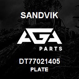 DT77021405 Sandvik PLATE | AGA Parts