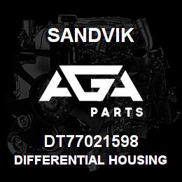DT77021598 Sandvik DIFFERENTIAL HOUSING | AGA Parts