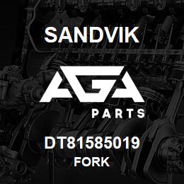 DT81585019 Sandvik FORK | AGA Parts