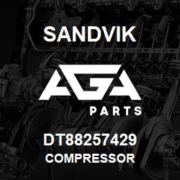 DT88257429 Sandvik COMPRESSOR | AGA Parts