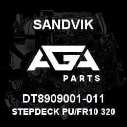 DT8909001-011 Sandvik STEPDECK PU/FR10 320/265X600 "OP" | AGA Parts