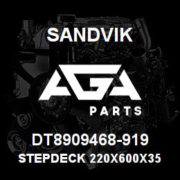 DT8909468-919 Sandvik STEPDECK 220X600X35 R-SLS39X16 "OP" | AGA Parts
