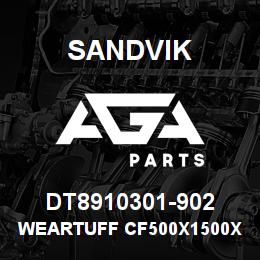 DT8910301-902 Sandvik WEARTUFF CF500X1500X75MM "OP" | AGA Parts