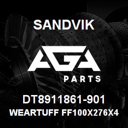 DT8911861-901 Sandvik WEARTUFF FF100X276X496 (NO.19 "OP" | AGA Parts