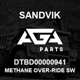 DTBD00000941 Sandvik METHANE OVER-RIDE SWITCH, CAT C7 | AGA Parts