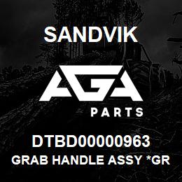 DTBD00000963 Sandvik GRAB HANDLE ASSY *GROUP REFERENCE | AGA Parts