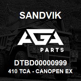 DTBD00000999 Sandvik 410 TCA - CANOPEN EXH COND SEC LEVEL | AGA Parts