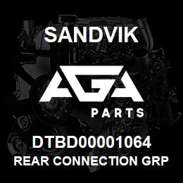 DTBD00001064 Sandvik REAR CONNECTION GRP *GROUP REF | AGA Parts