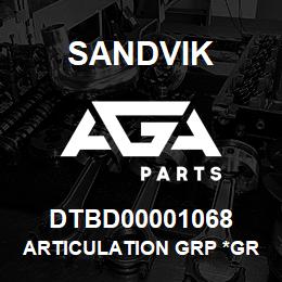 DTBD00001068 Sandvik ARTICULATION GRP *GROUP REFERENCE | AGA Parts
