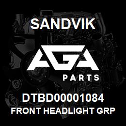 DTBD00001084 Sandvik FRONT HEADLIGHT GRP *GROUP REF | AGA Parts