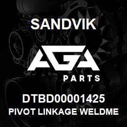 DTBD00001425 Sandvik PIVOT LINKAGE WELDMENT | AGA Parts