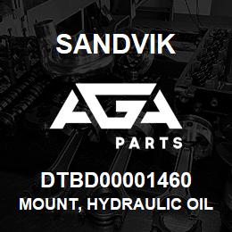 DTBD00001460 Sandvik MOUNT, HYDRAULIC OIL COOLER | AGA Parts