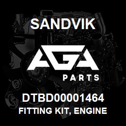 DTBD00001464 Sandvik FITTING KIT, ENGINE COOLING GRP | AGA Parts