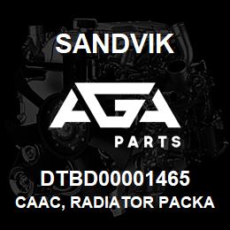 DTBD00001465 Sandvik CAAC, RADIATOR PACKAGE | AGA Parts