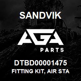DTBD00001475 Sandvik FITTING KIT, AIR STARTER GROUP | AGA Parts