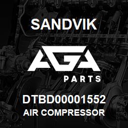 DTBD00001552 Sandvik AIR COMPRESSOR | AGA Parts