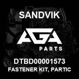DTBD00001573 Sandvik FASTENER KIT, PARTICULATE FILTER GRP | AGA Parts