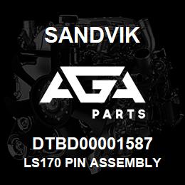 DTBD00001587 Sandvik LS170 PIN ASSEMBLY | AGA Parts