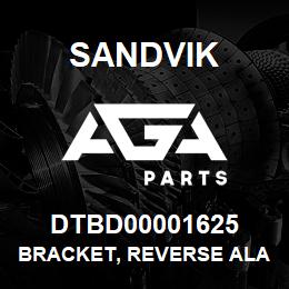 DTBD00001625 Sandvik BRACKET, REVERSE ALARM, LS190 | AGA Parts