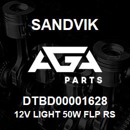 DTBD00001628 Sandvik 12V LIGHT 50W FLP RSA & AUST | AGA Parts