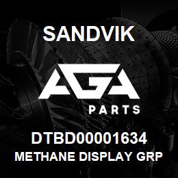 DTBD00001634 Sandvik METHANE DISPLAY GRP *GROUP REF | AGA Parts