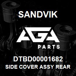 DTBD00001682 Sandvik SIDE COVER ASSY REAR ODS *GROUP RE | AGA Parts