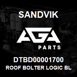 DTBD00001700 Sandvik ROOF BOLTER LOGIC BLOCK ABM 20/25 | AGA Parts